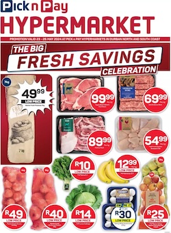 pick n pay hyper fresh specials 23 26 may 2024