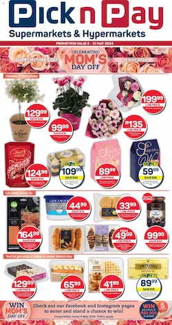 pick n pay mother's day specials 6 12 may 2024