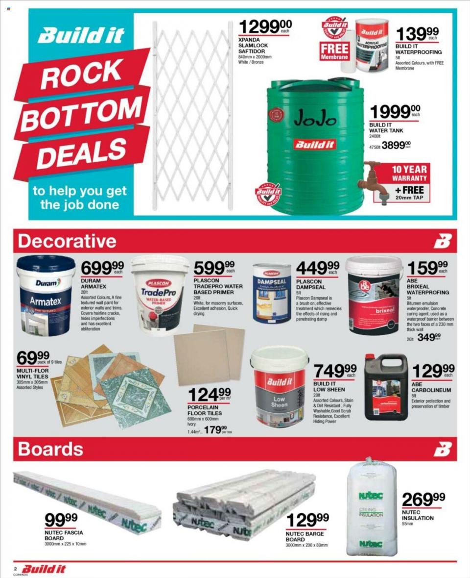 Build It Catalogue 22 July 2021 Build It Specials South Africa SA
