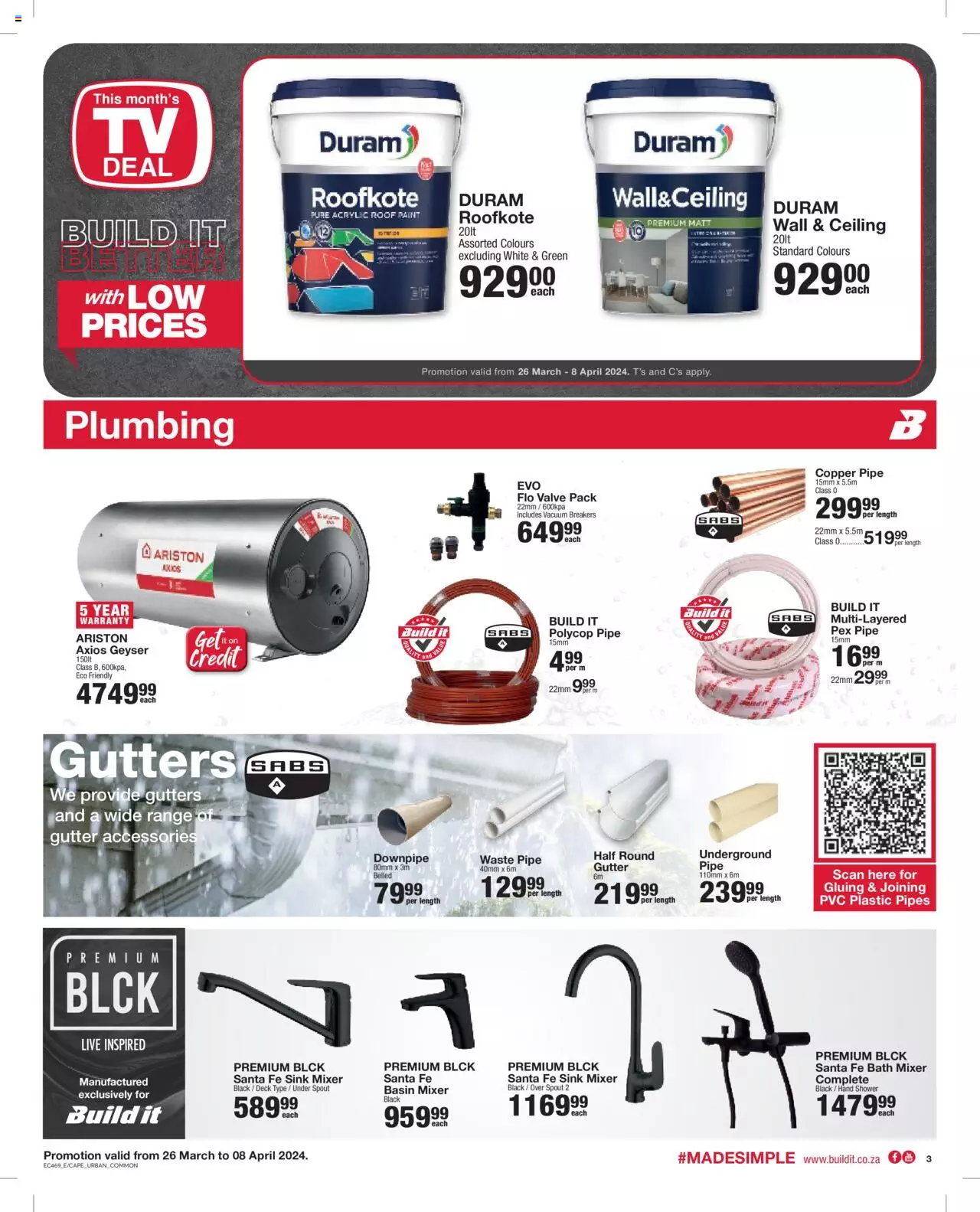 Build It Catalogue 26 Mar - 8 Apr 2024 | Build It Specials | 2024