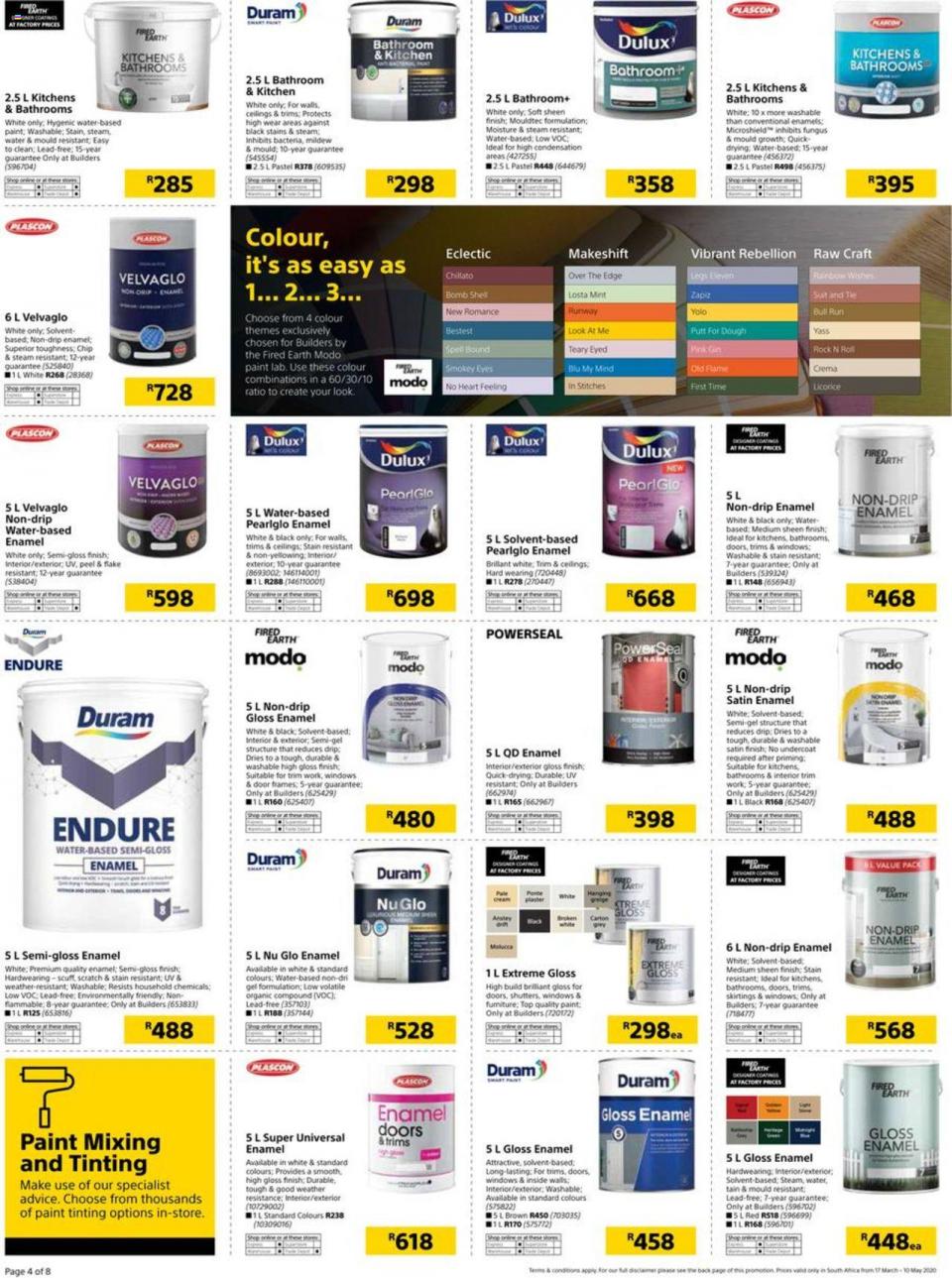Builders Warehouse Specials Builders Warehouse Catalogue Paint