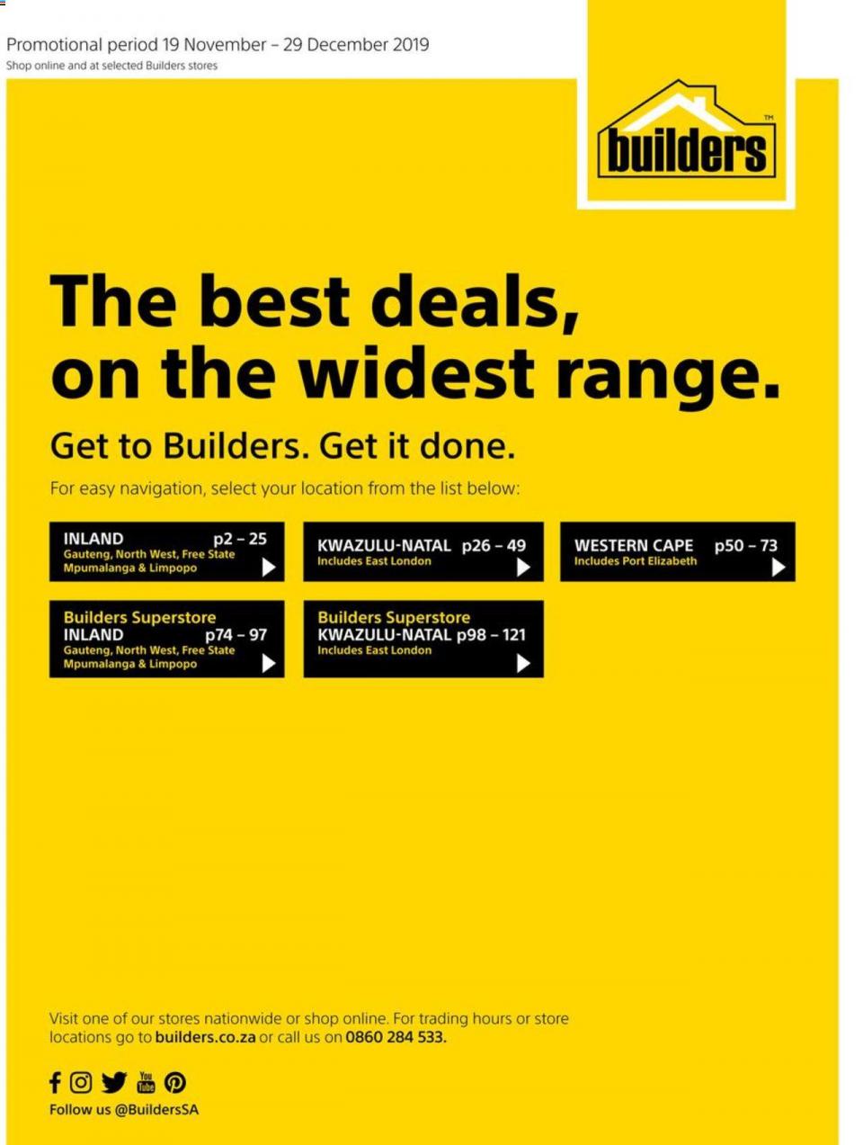 builders warehouse specials the best deals on the widest range 20 november 2019