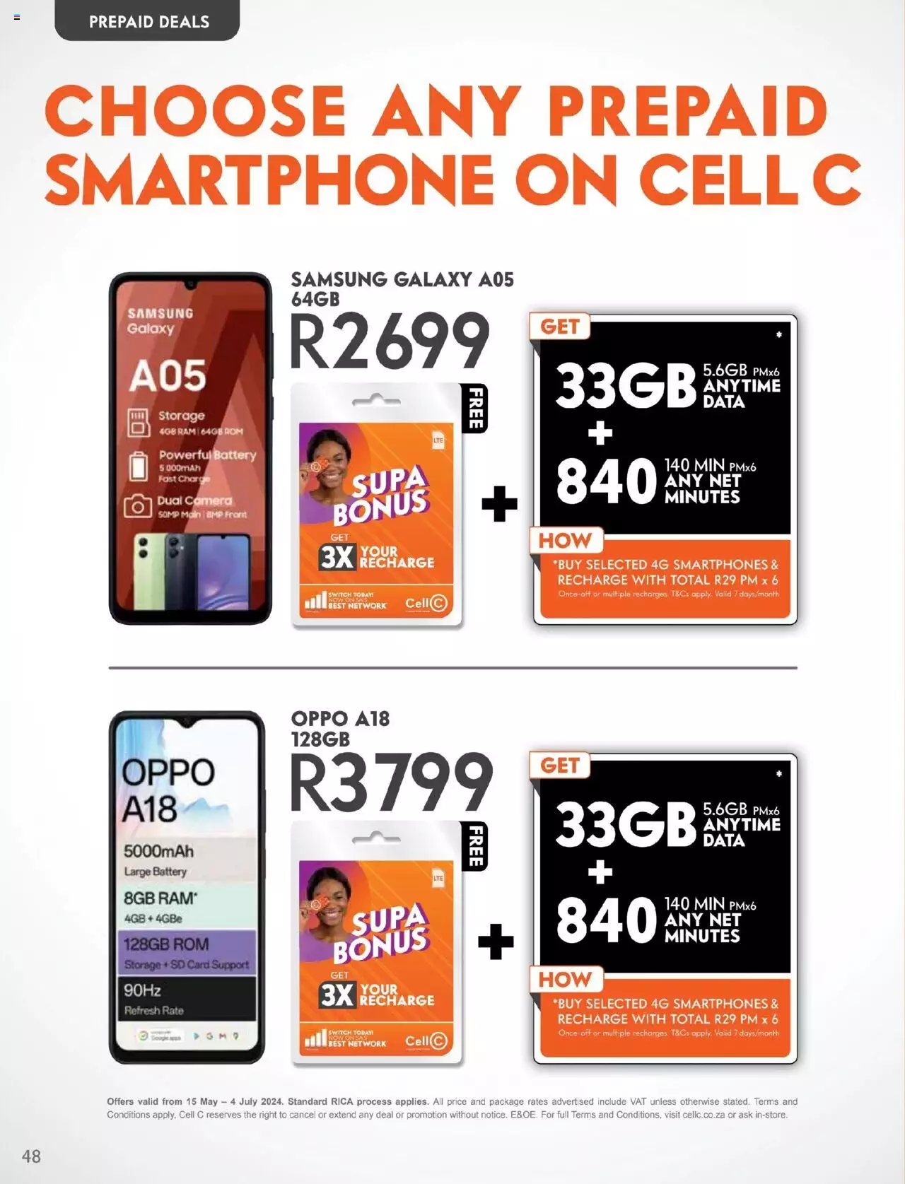 Cell C Specials 15 May 4 Jul 2024 Cell C Catalogue 2024