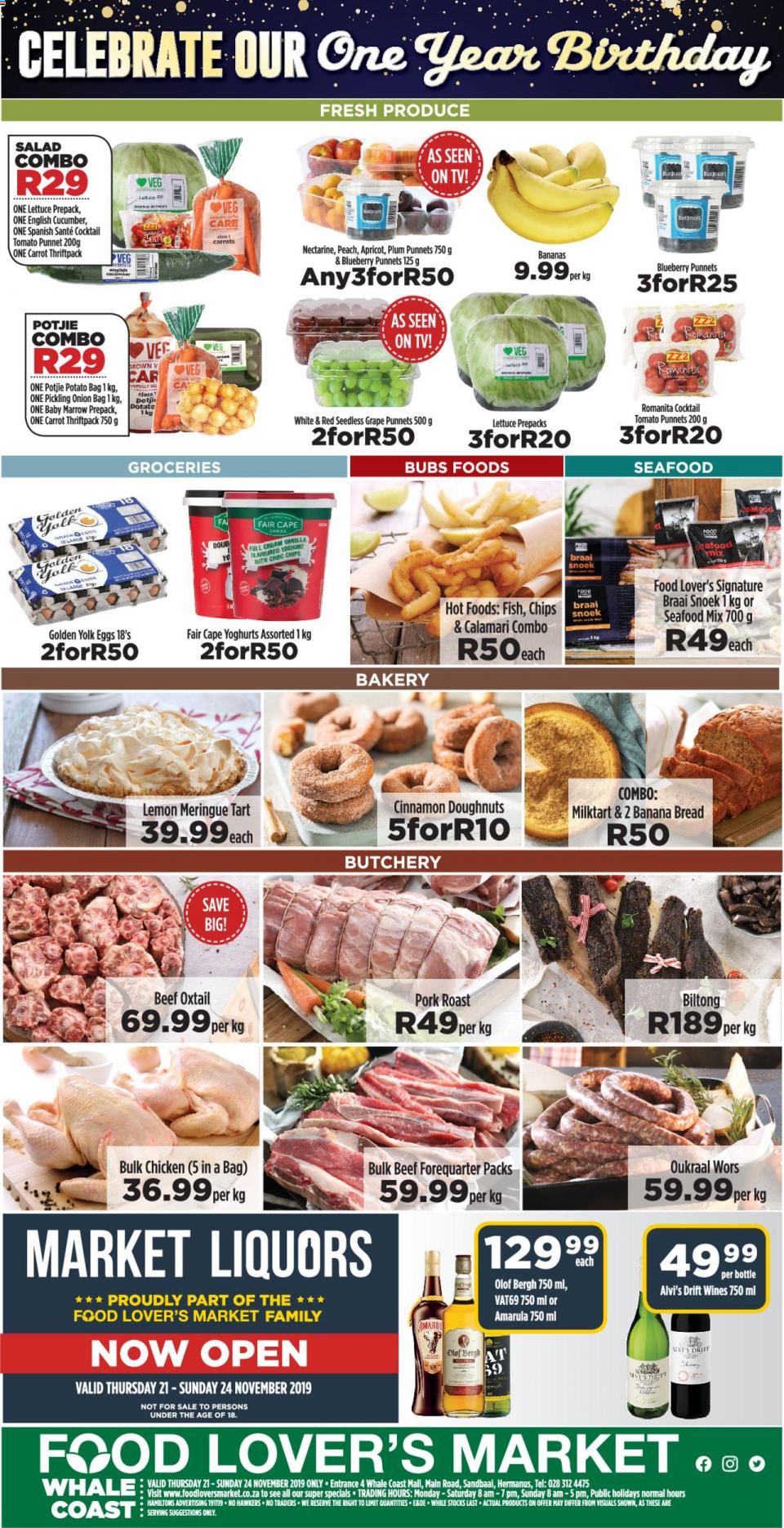 food lovers specials whale coast mall weekly catalogue 21 november 2019