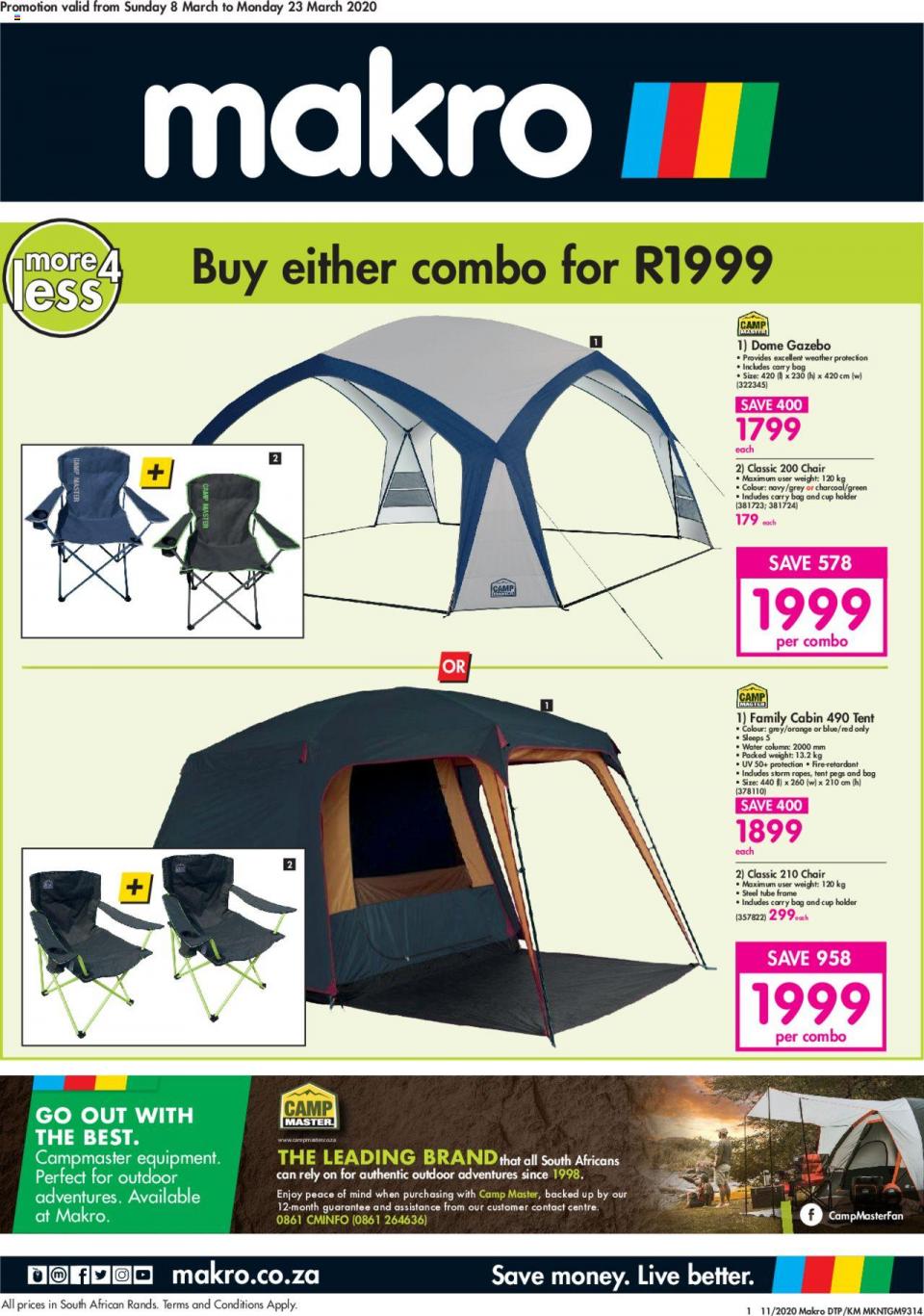 makro specials camping catalogue 10 march 2020