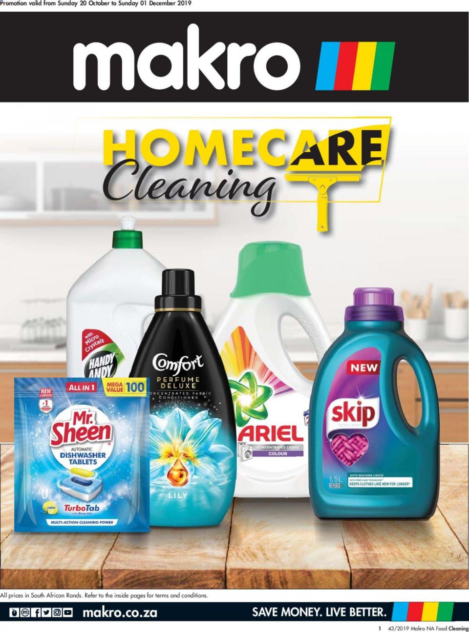 makro specials cleaning catalogue 20 october 2019