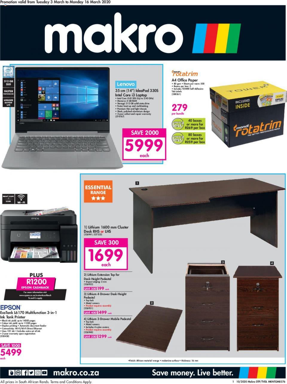 makro specials office catalogue 03 march 2020