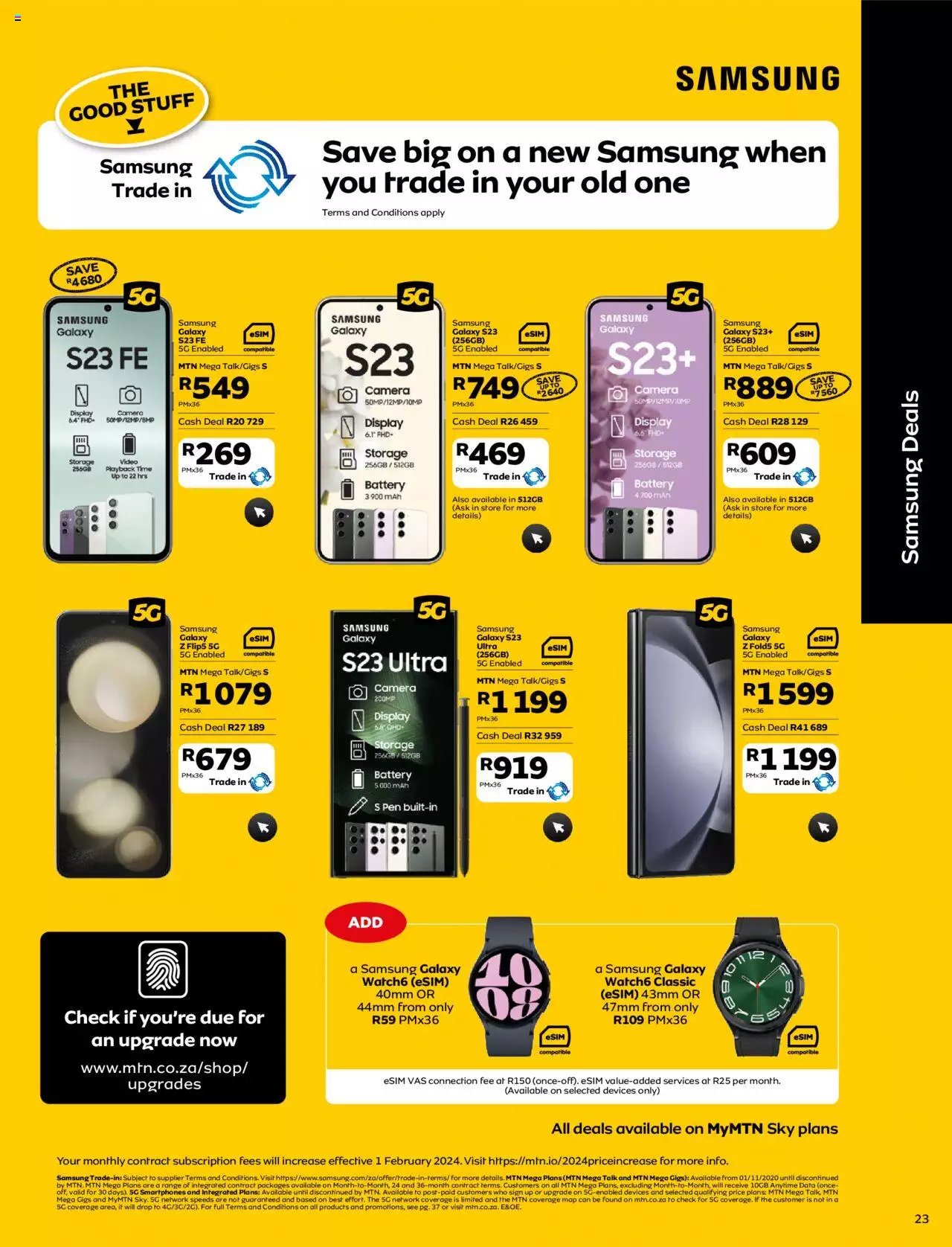 MTN Specials Yello January 2024 | MTN Catalogue | Mega Deals