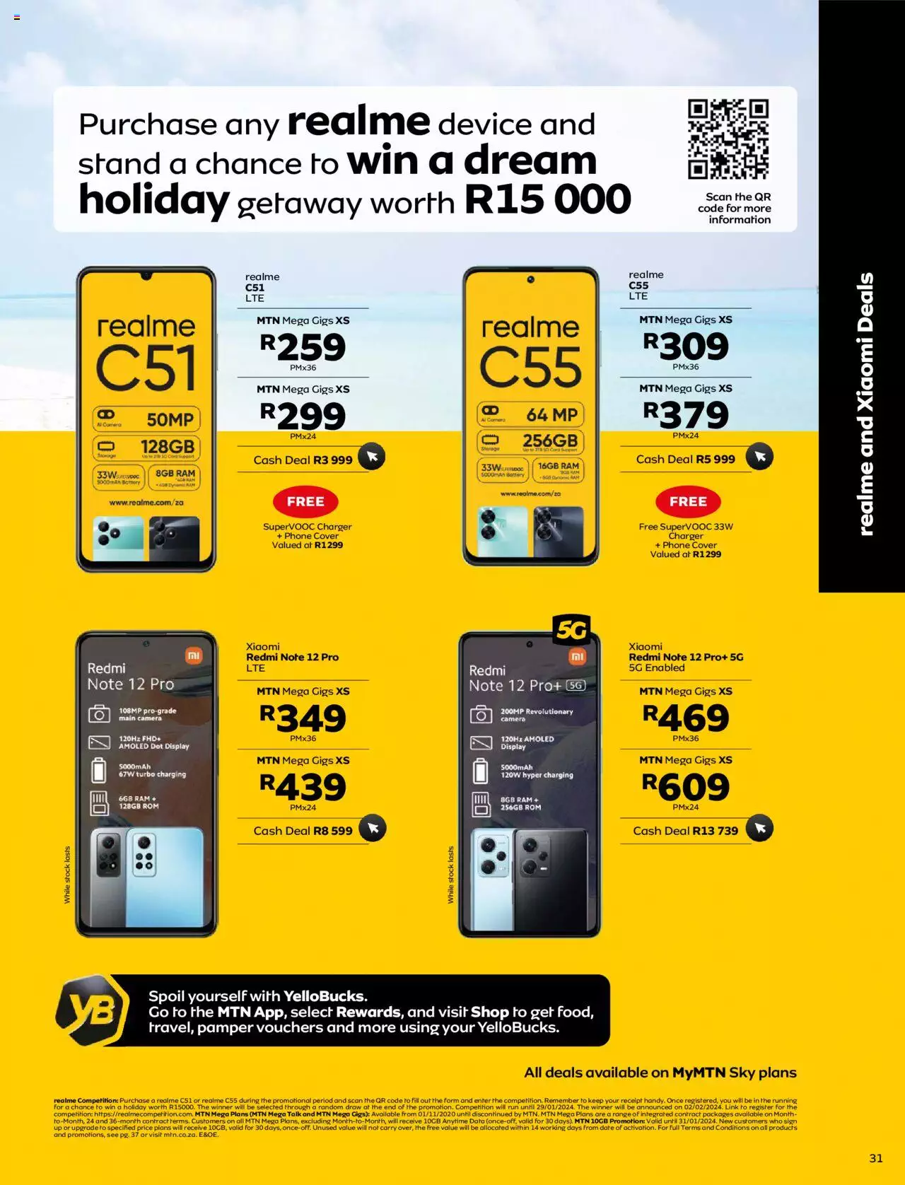MTN Specials Yello January 2024 MTN Catalogue Mega Deals