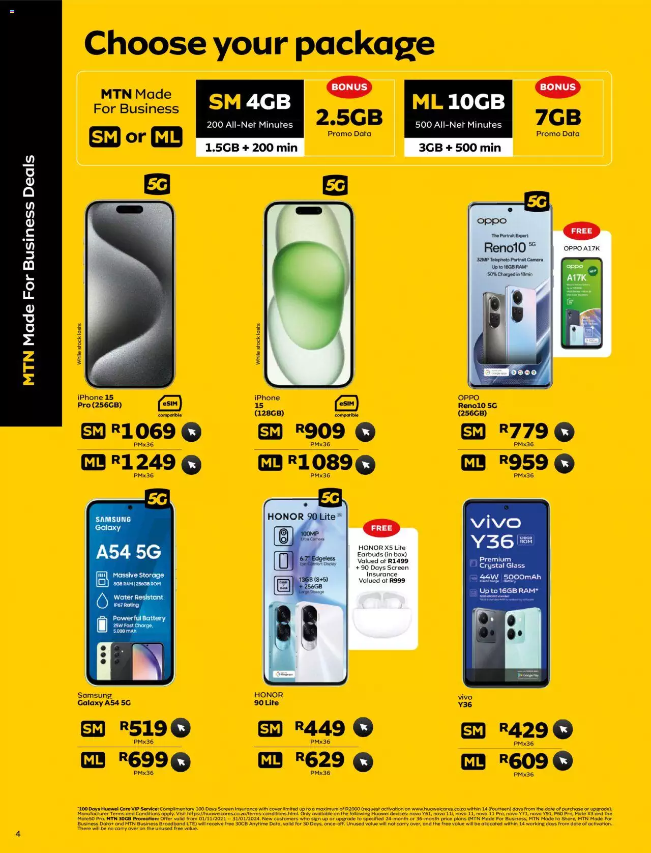 MTN Specials Yello January 2024 | MTN Catalogue | Mega Deals