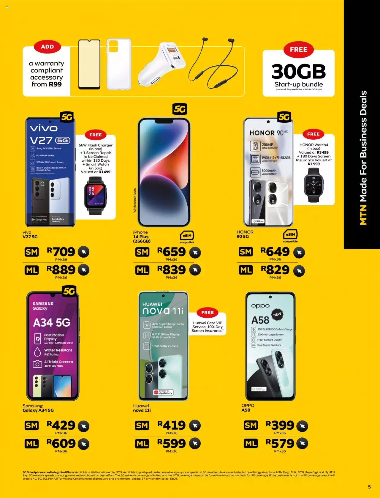 MTN Specials Yello January 2024 | MTN Catalogue | Mega Deals