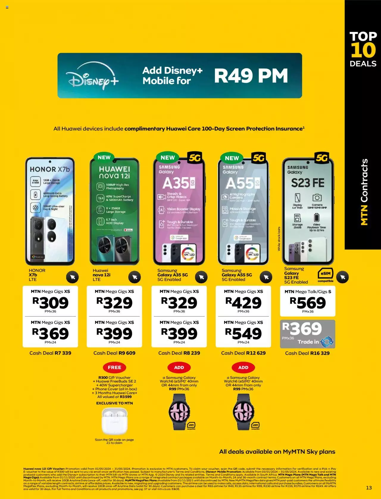 Mtn Specials Yello 1 - 31 May 2024 | MTN Catalogue | South Africa