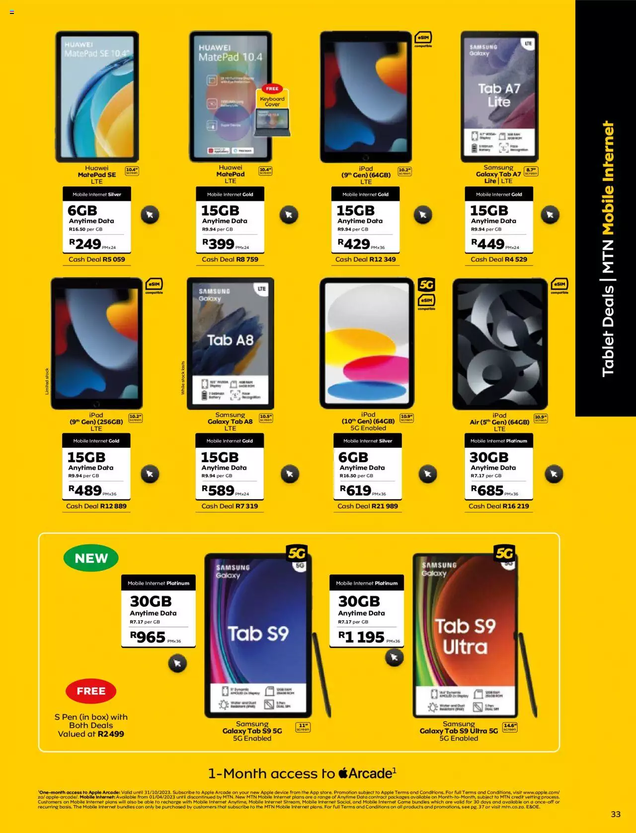 MTN Specials Yello October 2023 MTN Catalogue 2023