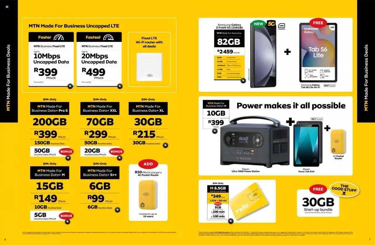 MTN Specials Yello October 2023 | MTN Catalogue | 2023