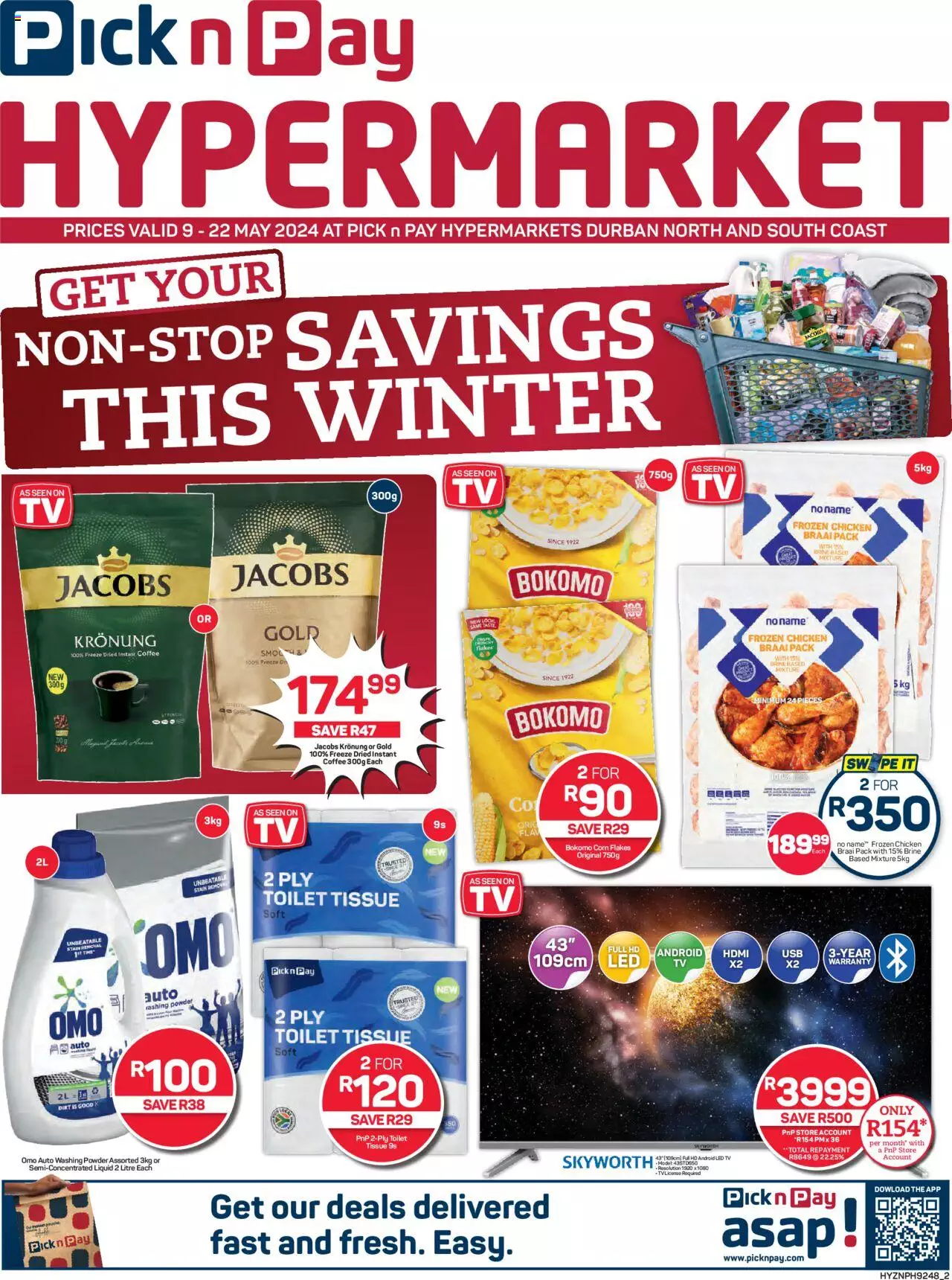 Pnp Hyper Mega 3 Days Specials May 2024 Pick n Pay Catalogue