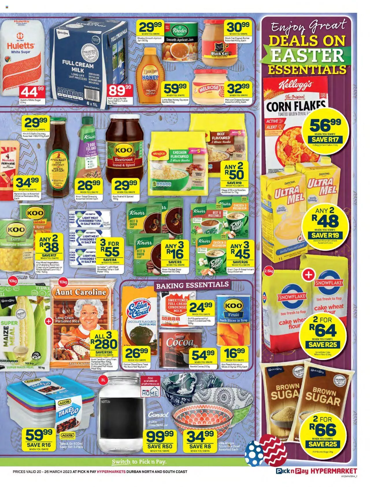 Pnp Hyper Specials Easter 20 March 2023 Pick n Pay Catalogue