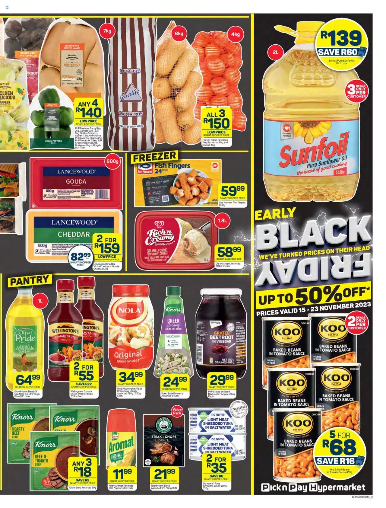 Pnp Specials Black Friday Nov 2023 Pick n Pay Catalogue