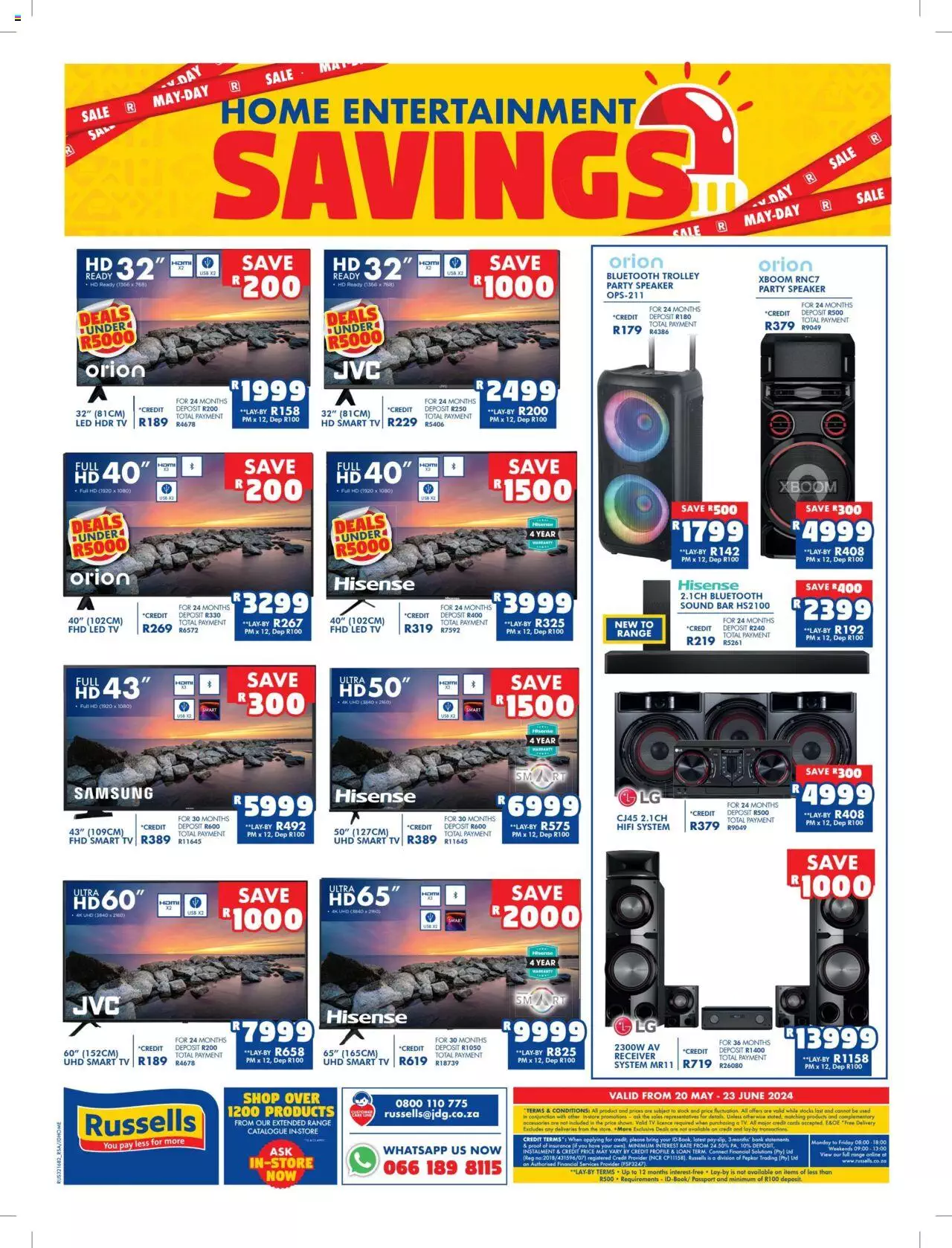 Russells Catalogue 20 May - 23 June 2024 | Russells Specials