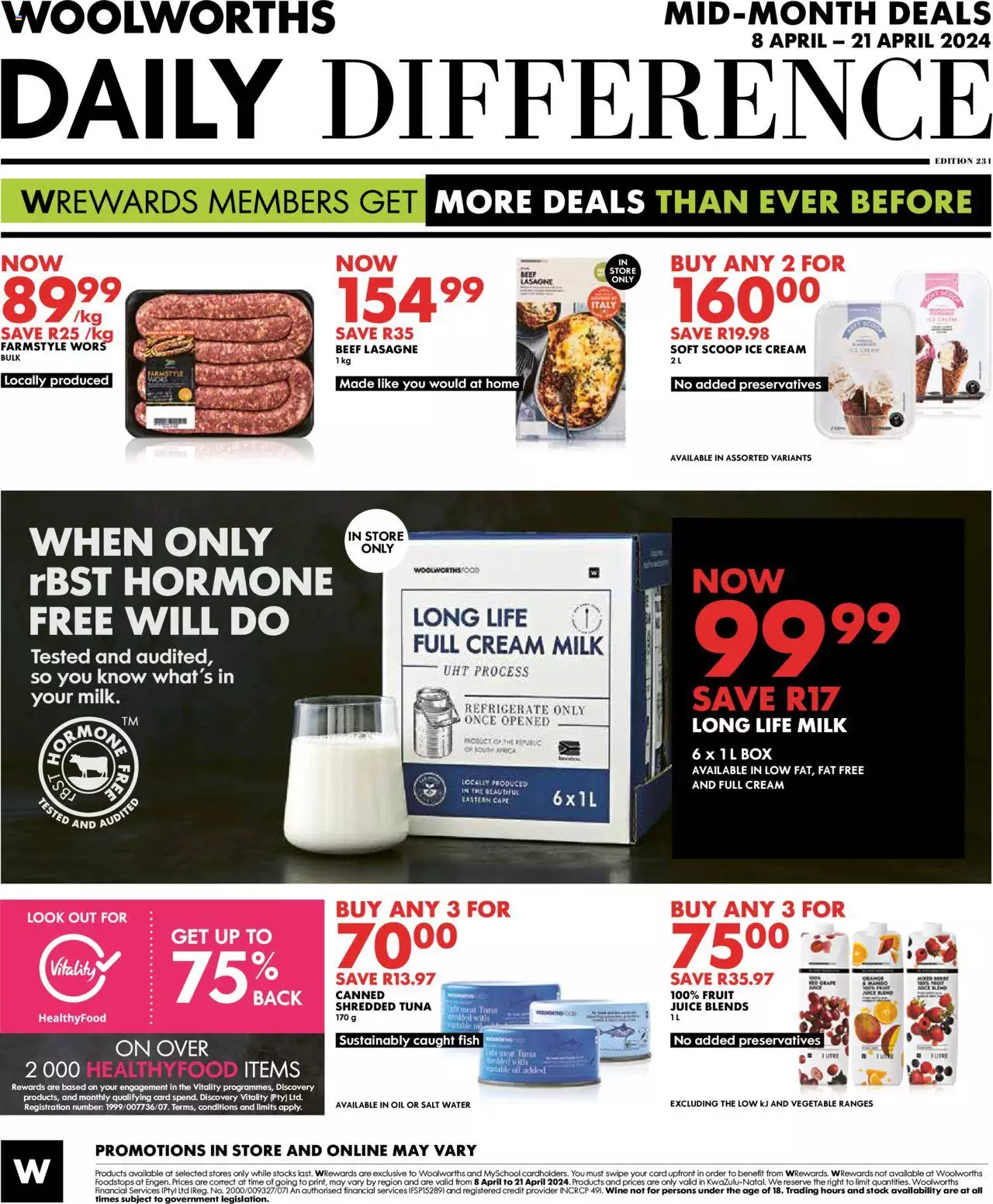 Woolworths Specials 8 21 April 2024 Woolworths Catalogue SA